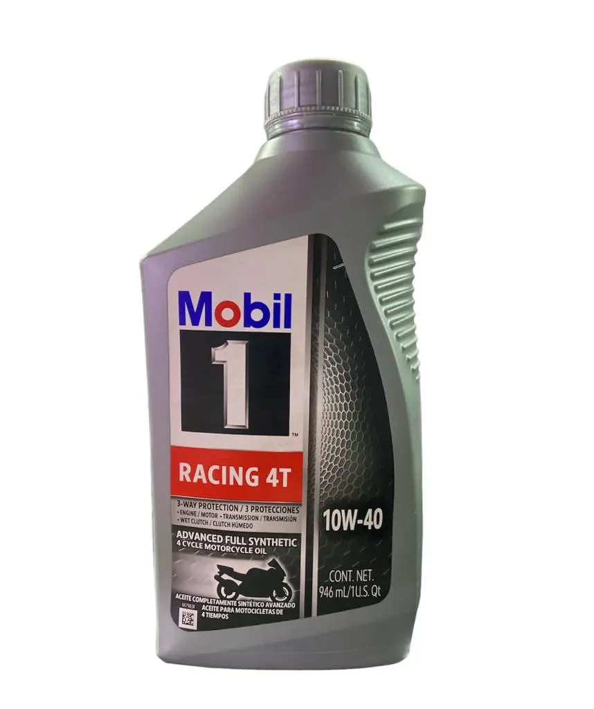 Aceite Mobil 1 Racing 4t Sintético 10w-40 Aceite Mobil 1 Racing 4t Sintético 10w-40