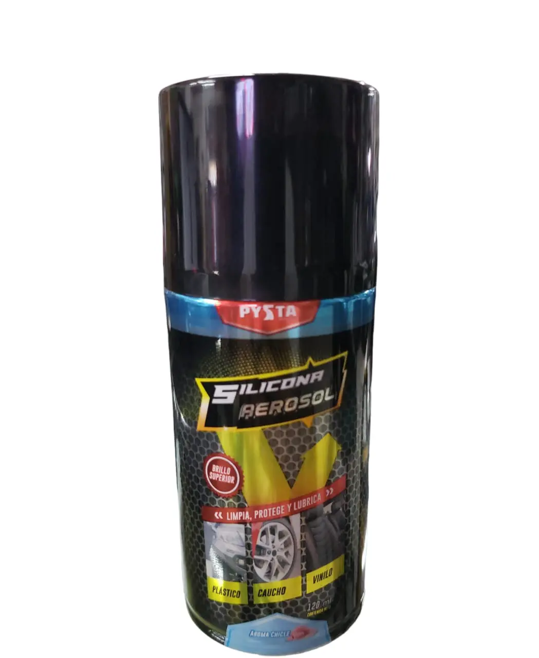 Silicona en aerosol pysta 120 ml aroma a nuevo