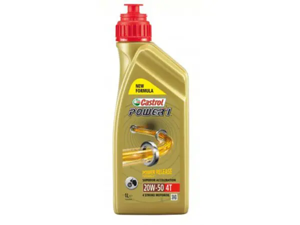 Aceite castrol power 1 4t 20w50 1l