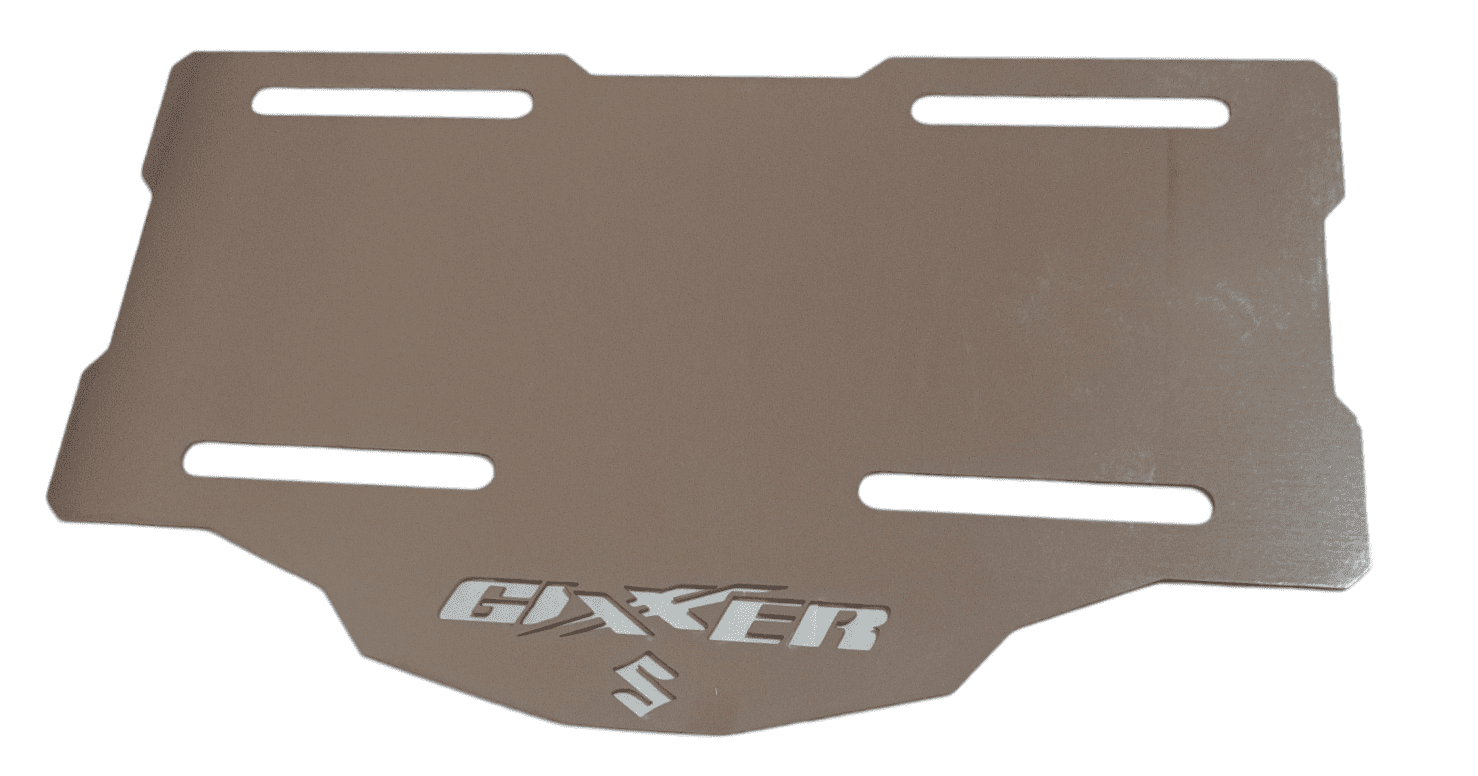 Porta Placa Suzuki Gixxer Acero Inoxidable Porta Placa Suzuki Gixxer Acero Inoxidable
