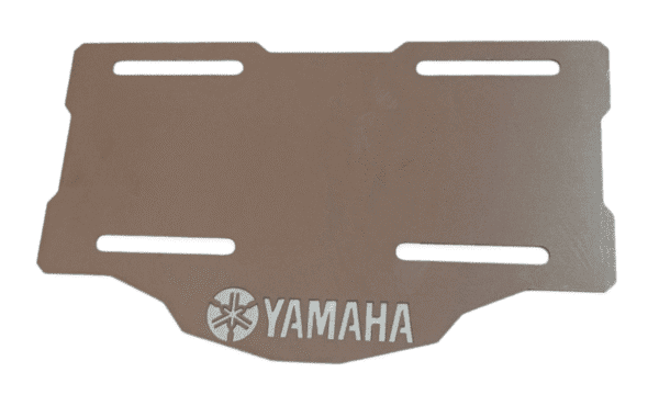 Porta Placa Yamaha Acero Inoxidable