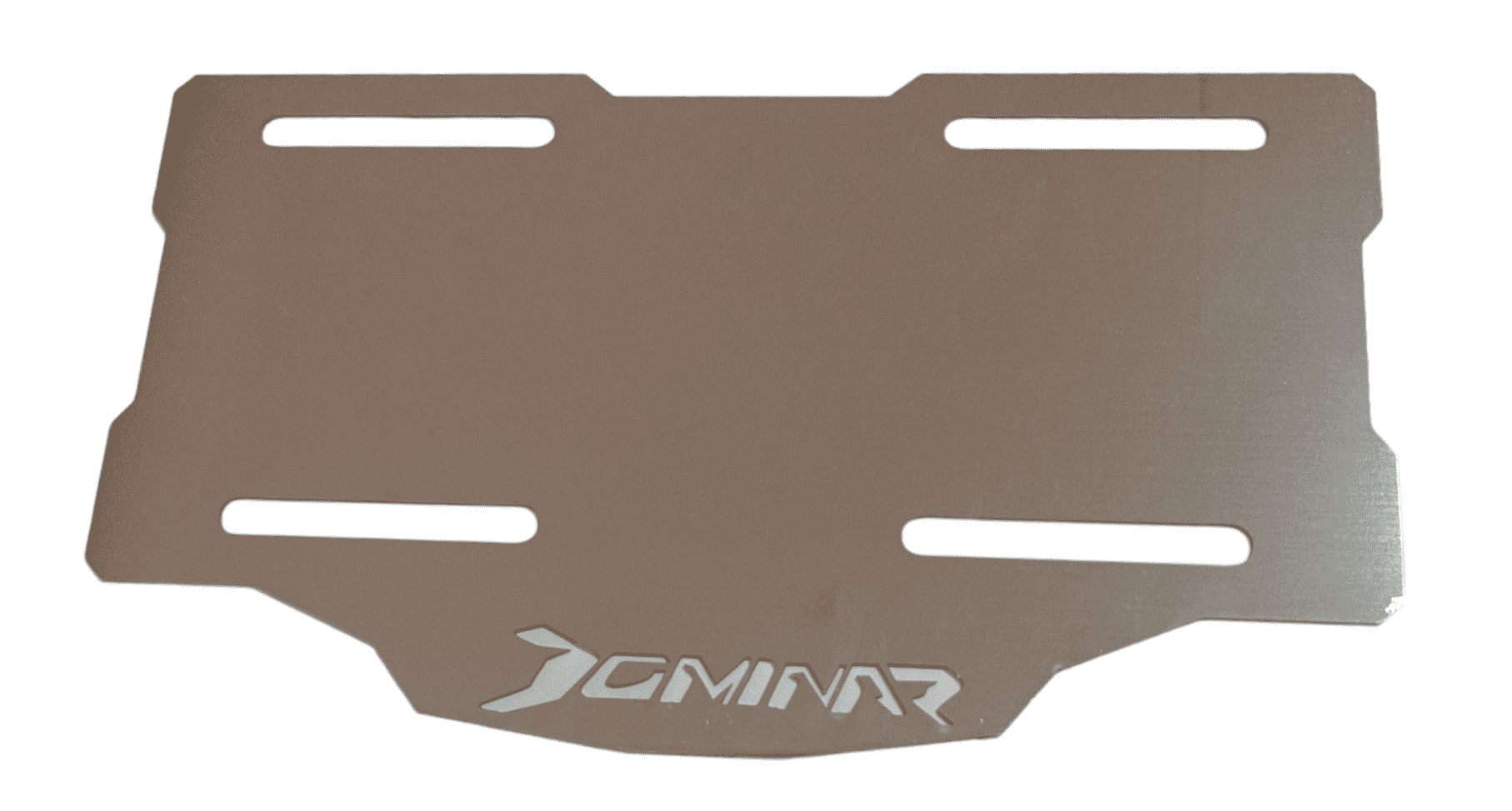 Porta Placa auteco Dominar Acero Inoxidable