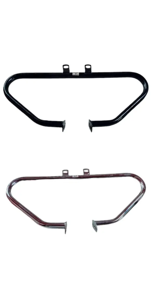 Defensa Delantera Discover St 125 Viejo Negro Y Cromado