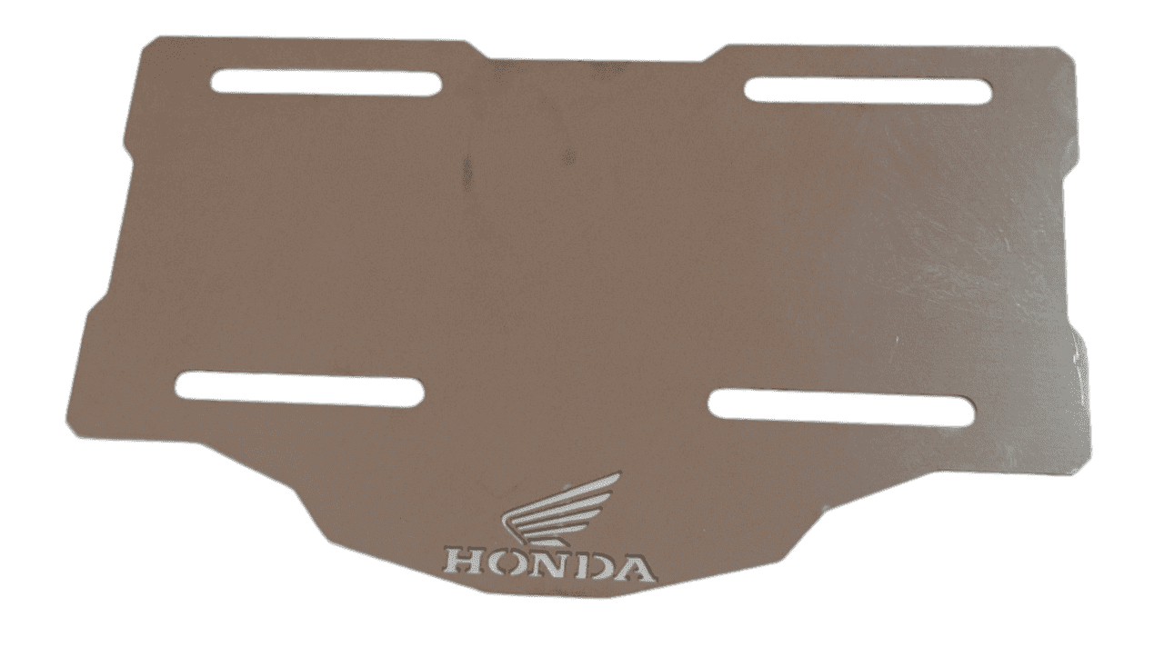 Porta Placa honda Acero Inoxidable