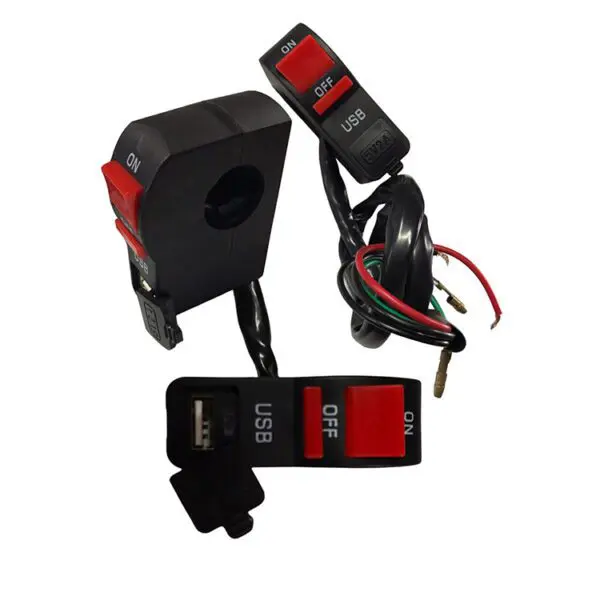 COMANDO RUN ENCENDIDO Y APAGADO DERECHO CON USB UNIVERSAL