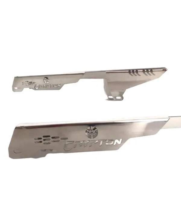 Guarda Cadena Acero inoxidable Yamaha Crypton 2 115 Lujo