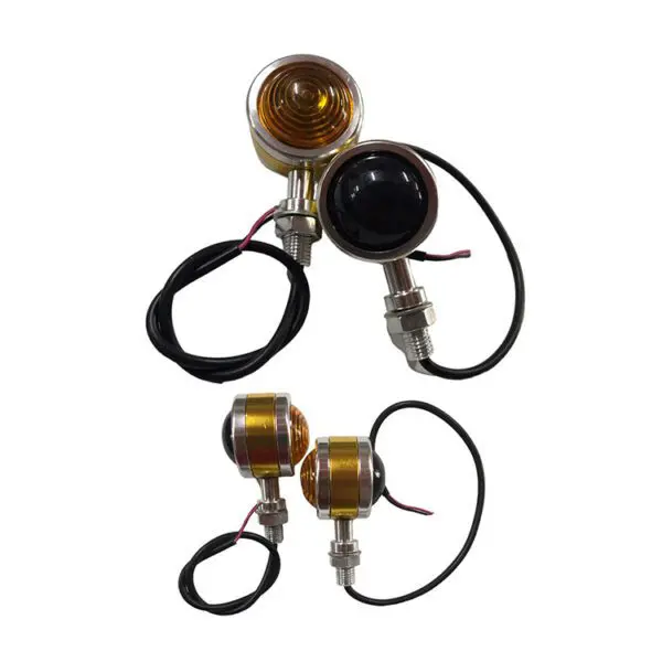 PAR DIRECCIONALES UNIVERSAL CAFÉ RACER REDONDOS