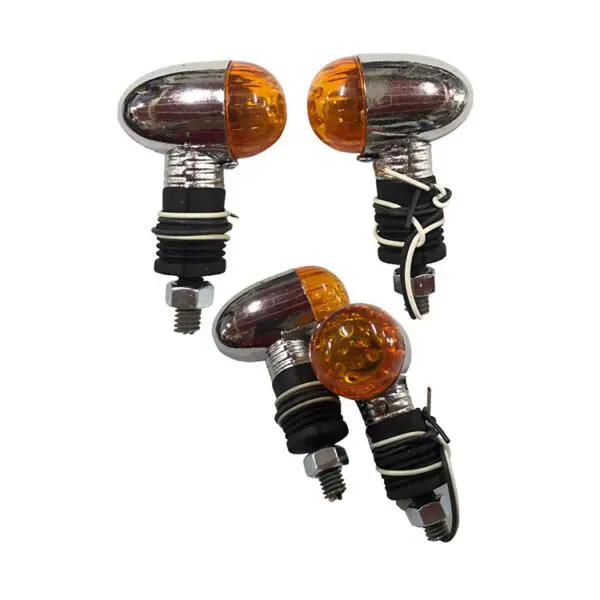 PAR DIRECCIONALES UNIVERSAL CAFÉ RACER REDONDOS