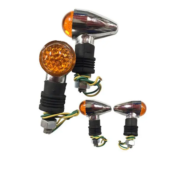 PAR DIRECCIONAL UNIVERSAL TIPO CAFÉ RACER OJO DE BUEY