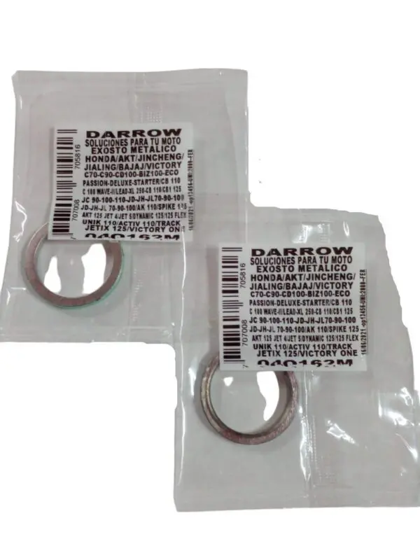 EMPAQUE EXOSTO METALICO AKT 125-VICTORY-DELUXE-WAVE-DINAMI