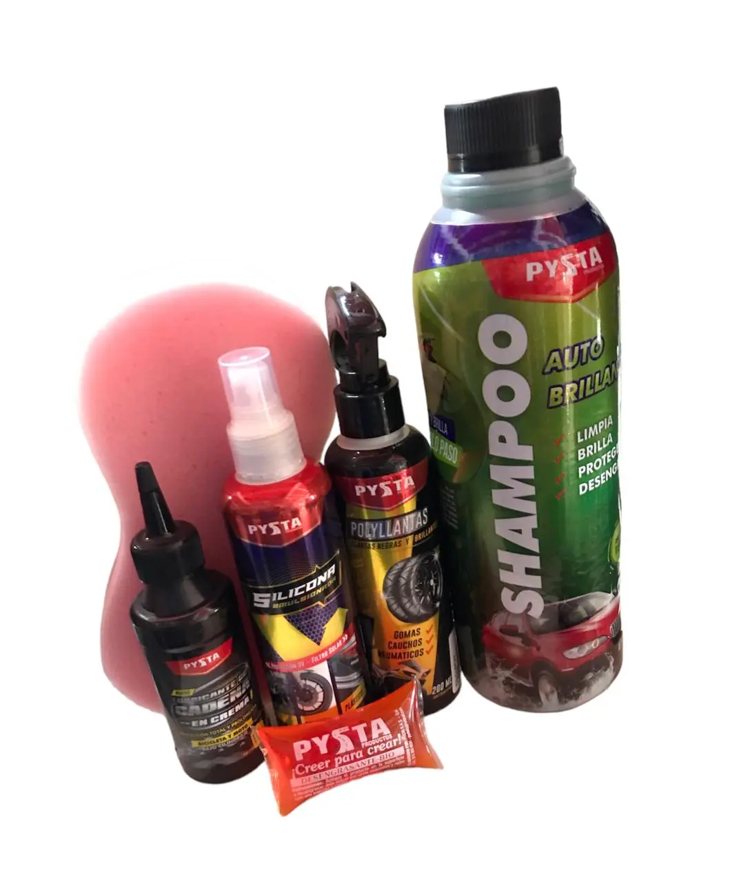 Kit De Aseo De Pysta Para Moto O Carro