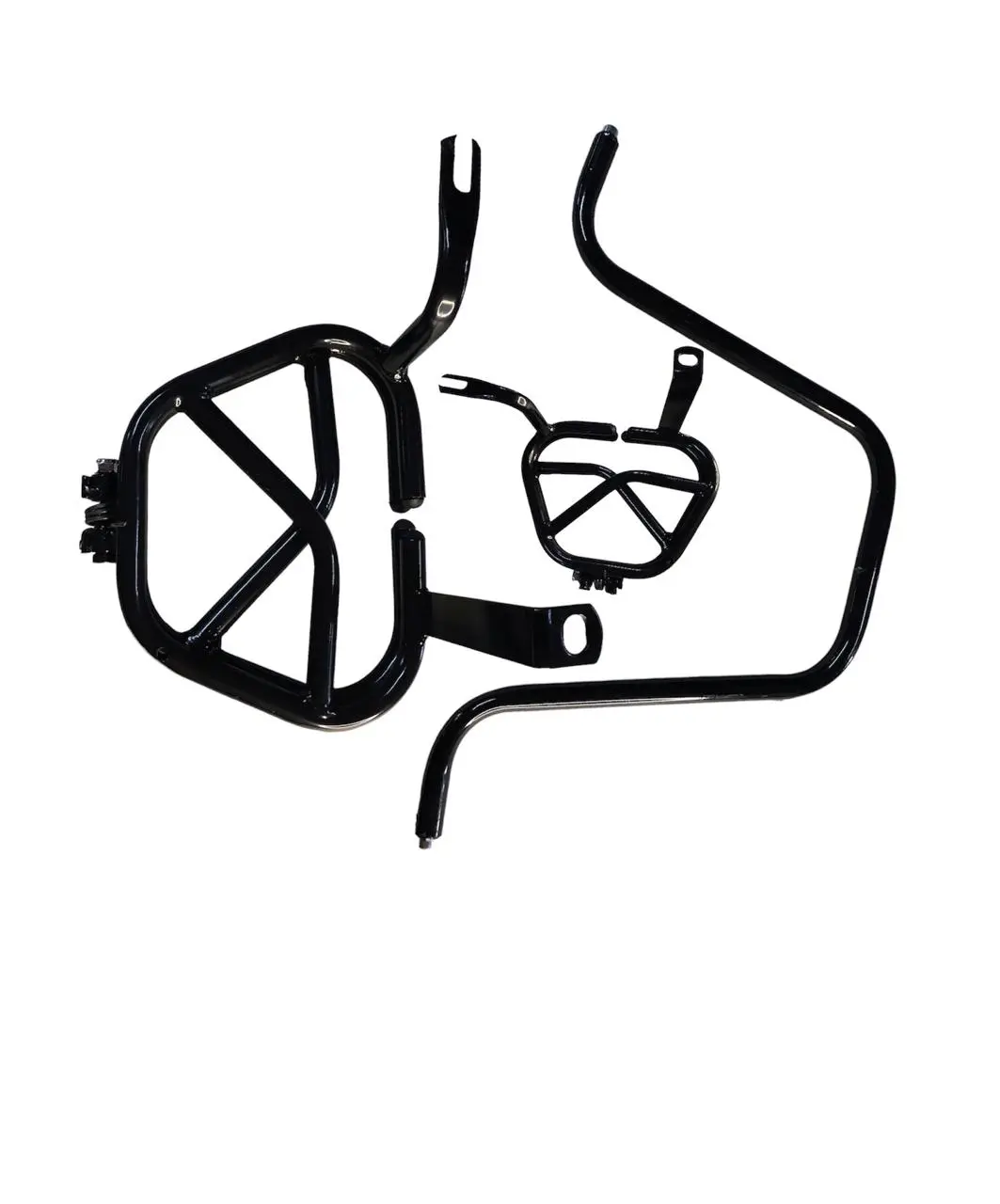 Par Porta Alforjas Suzuki Ax Negro