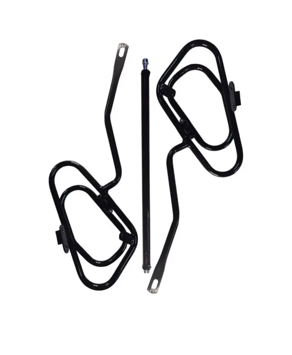 Par Porta Alforjas Yamaha Crypton Fi Negro