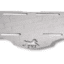 Portaplacas Moto TVS Acero Inoxidable Lujo Emblema