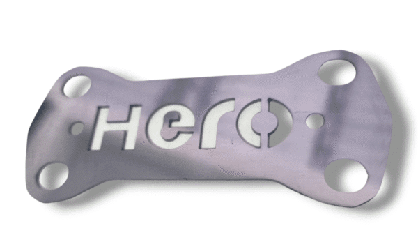 Logo Acutrax Hero Acero Inoxidable Lujo