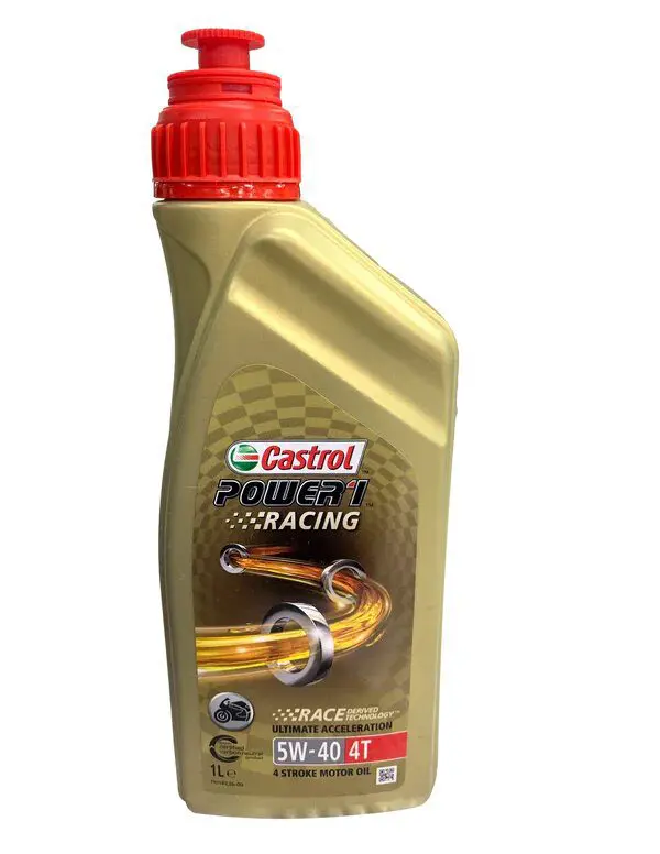 Aceite Castrol Power 1 Dorado Racing 5W-40 4T 1L