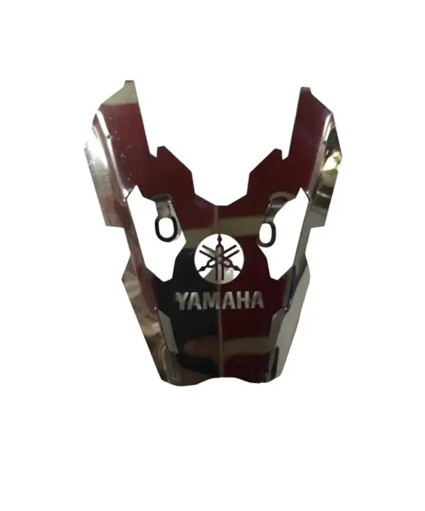 Emblema Frontal Delantero Acero Inoxidable Yamaha Crypton 2 Crypton 115