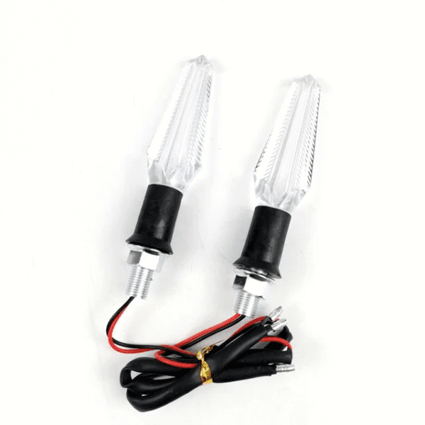 1 Par Direccionales Led Moto Lujo Modelo 9 Amarillo