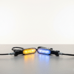1 Par Direccionales Led Moto Lujo Modelo 6 Amarillo-azul