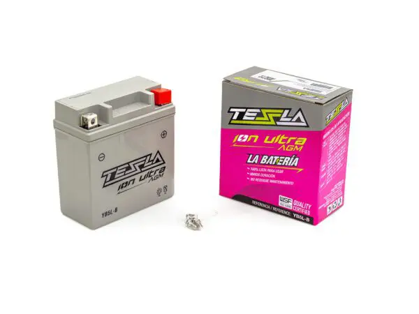 Batería Tezla YB5L-BS Pulsar 135 / FZ 16 / Discover 125 / AKT 110S / Crypton 115 / Best 125 / Viva R / XTZ 125 / AX4