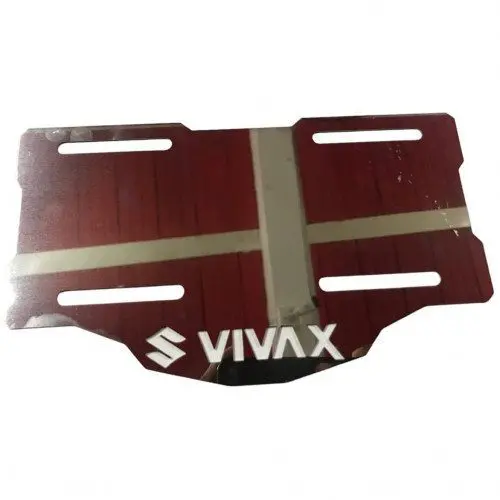Porta Placa Suzuki Vivax 115 Acero Inoxidable