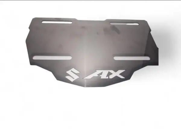 Porta Placa Suzuki Ax Acero Inoxidable