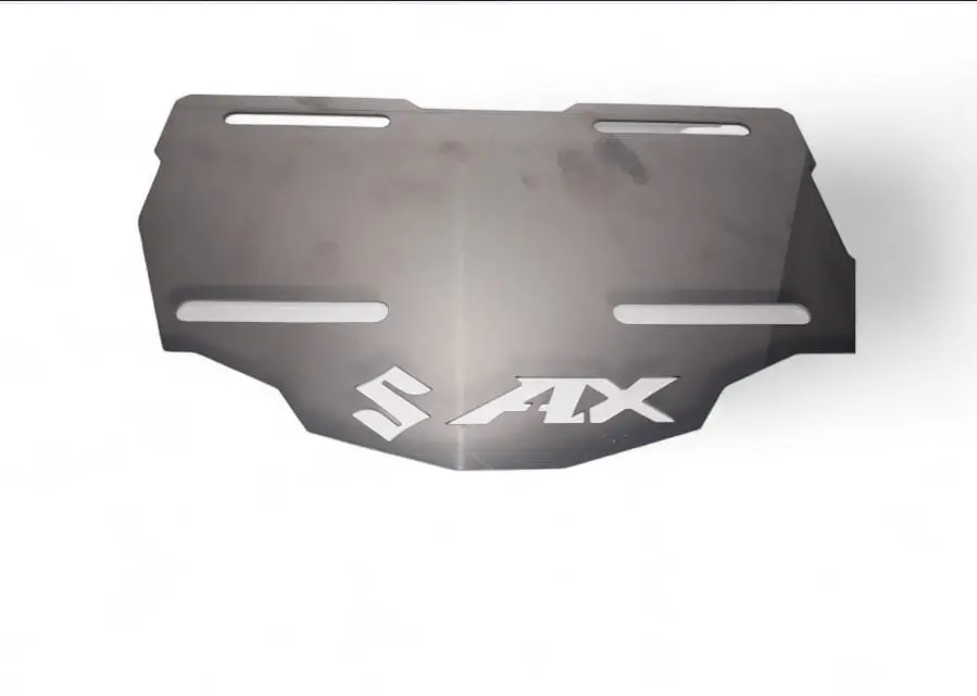 Porta Placa Suzuki Ax Acero Inoxidable