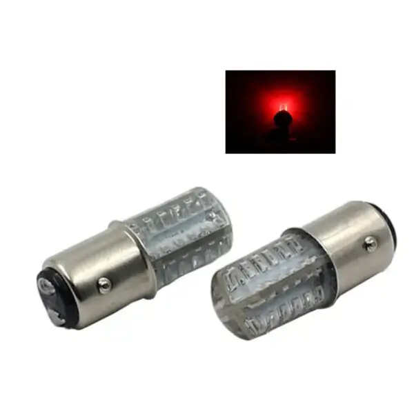 Bombillo Led Stop Rojo Strober Goma modelo 2