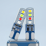 Bombillo Led Cocuyo T10 Bayoneta Strober Multicolor Carro Moto Camioneta