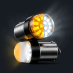 Bombillo Direccional Goma strober amarillo - blanco