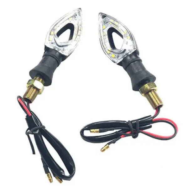 Par Direccionales Led Lujo Amarillo Secuenciales