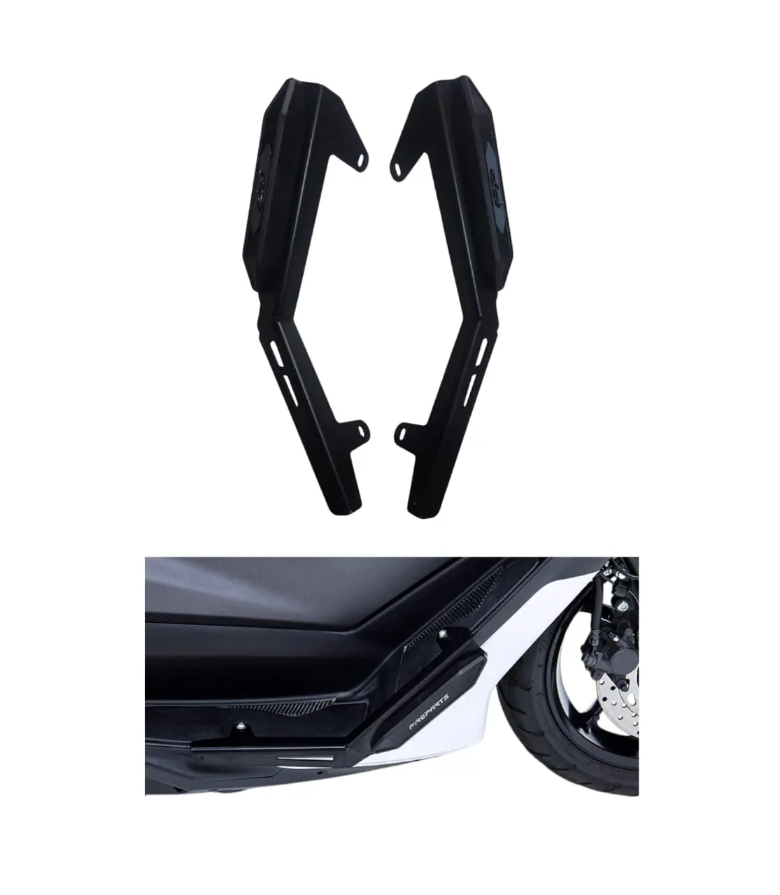 Defensa Delantera Yamaha Nmax V2 Connected Marca Fire Part