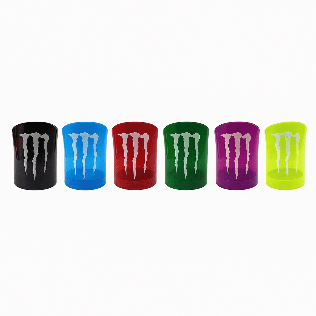 Polvera Guardapolvos Barras Acrílico Lujos Moto Monster