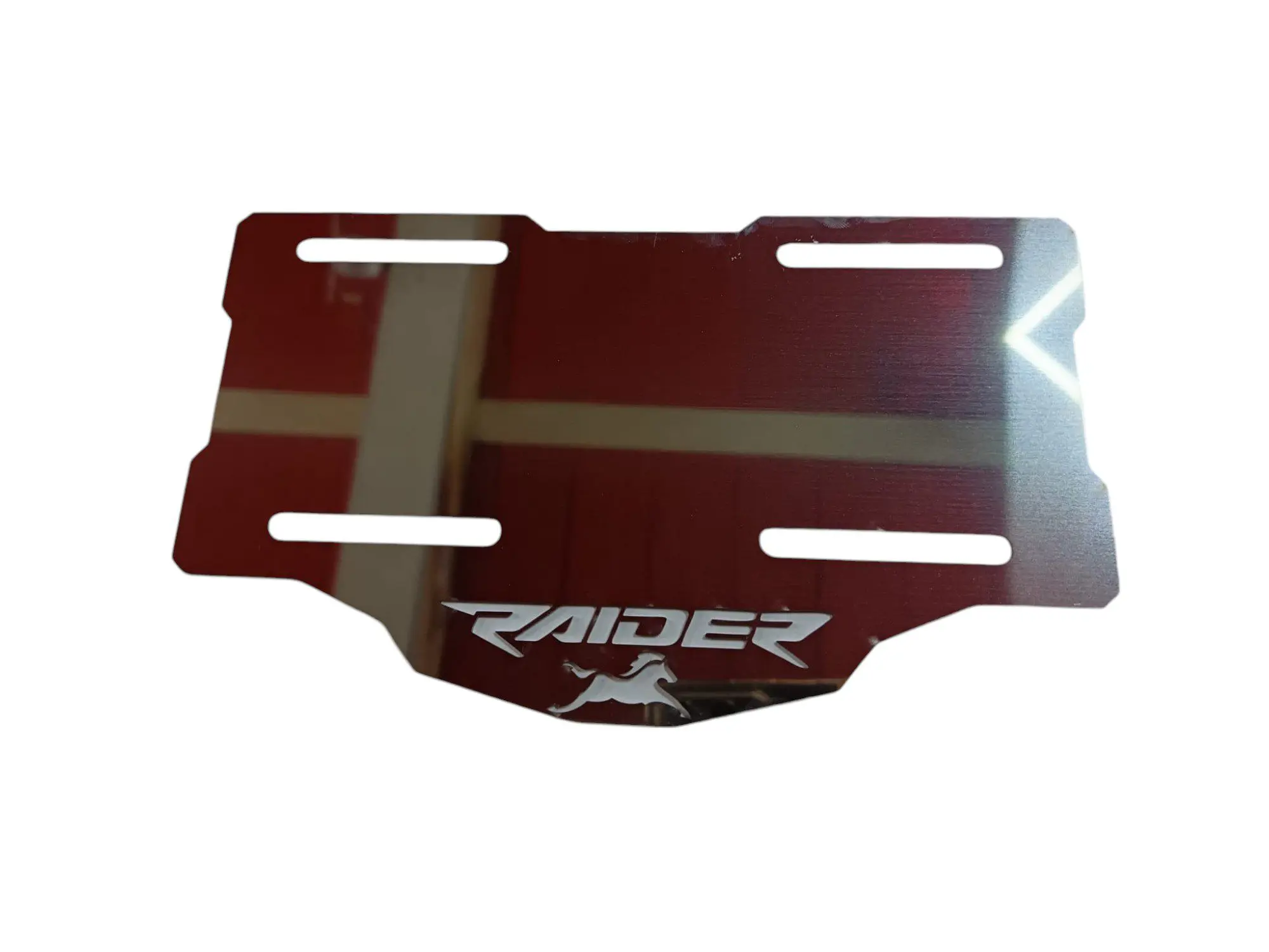 Porta Placa Raider Acero Inoxidable