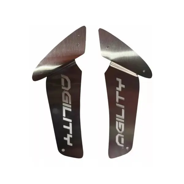 Protector Piso Trasero Agility 125 Acero Inoxidable Moto