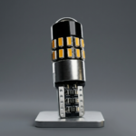 Bombillo Led Cocuyo T10 Lupa Amarillo Fijo Moto