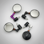 Espejo Café Racer Con Pesas Redondos Universales