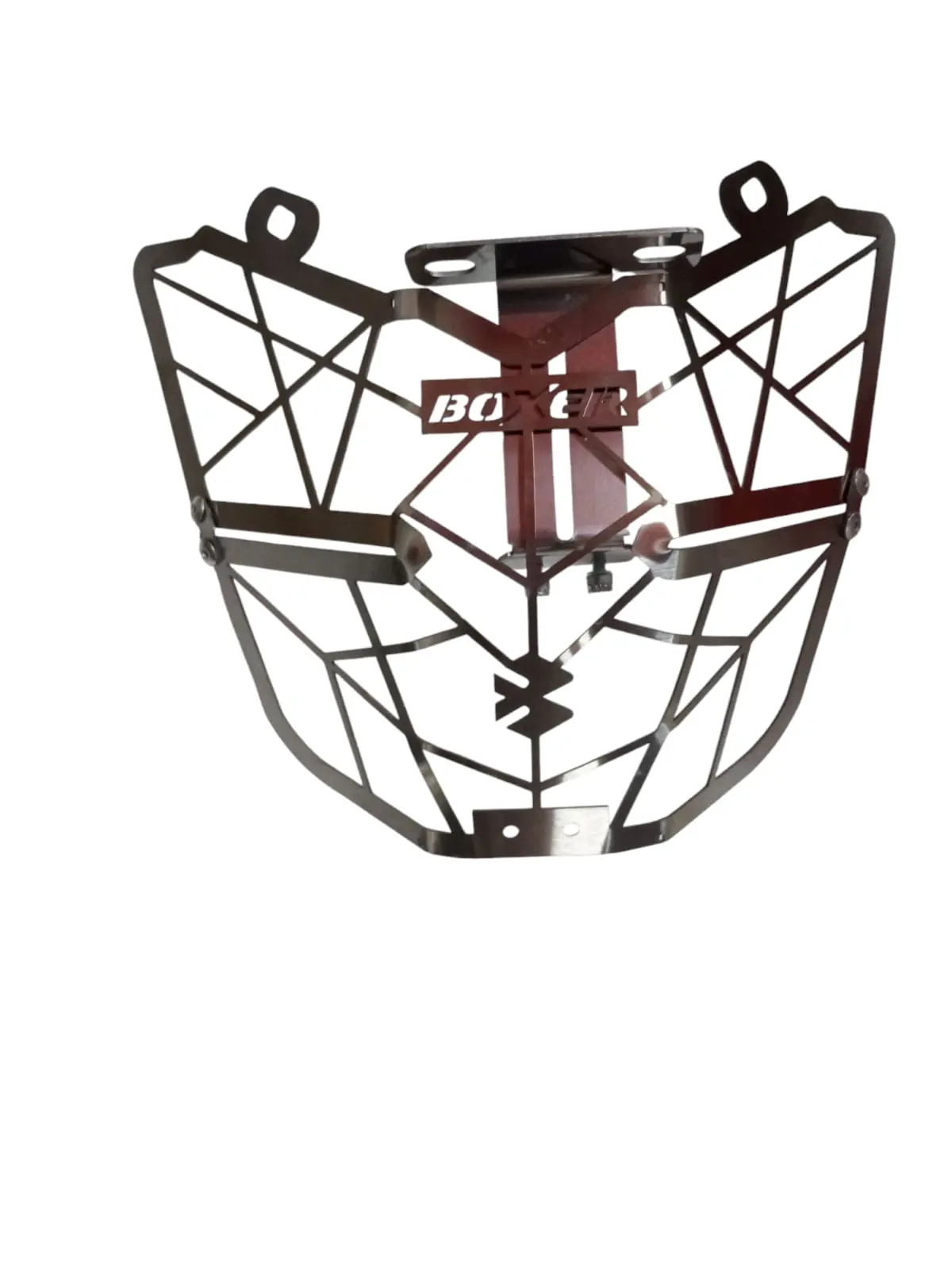 Protector De Farola Boxer Ct 100 Acero Inoxidable Negro