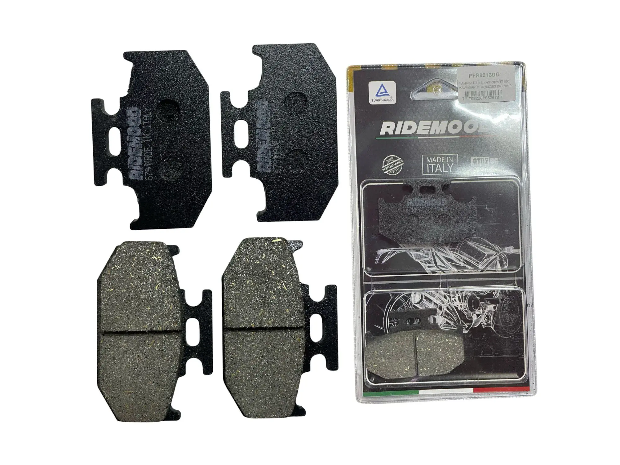 PASTILLA DE FRENO TRASERO RIDEMOOD FZ25-XTZ250-R15V3-DR650