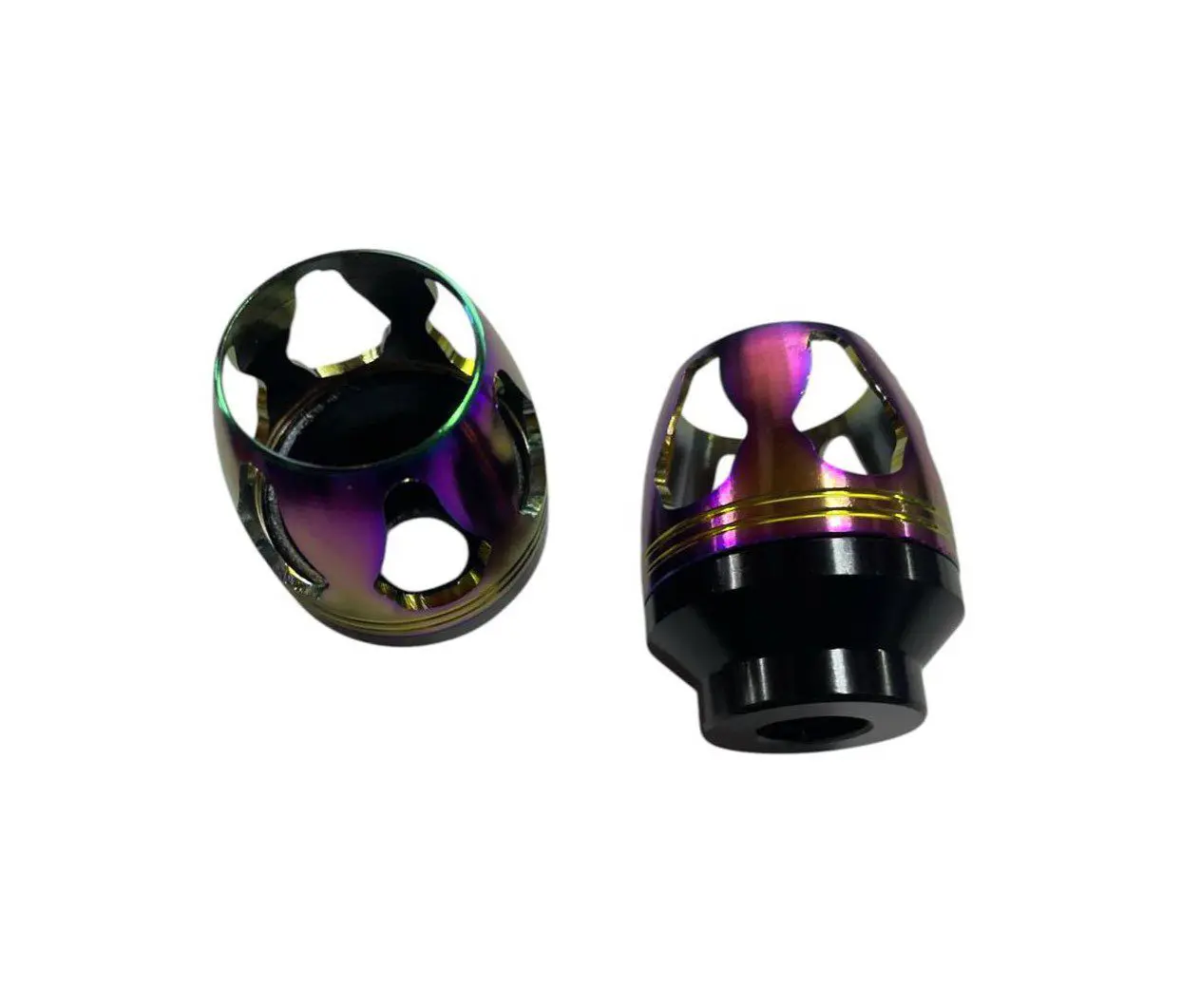 Slider Eje De Llanta Moto Lujo Tornasol Corona