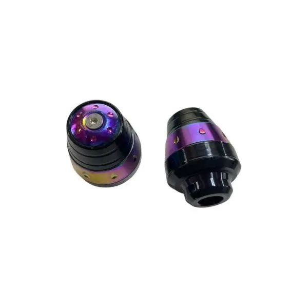 Par Slider Eje De Llanta Moto Lujo Tornasol Cono