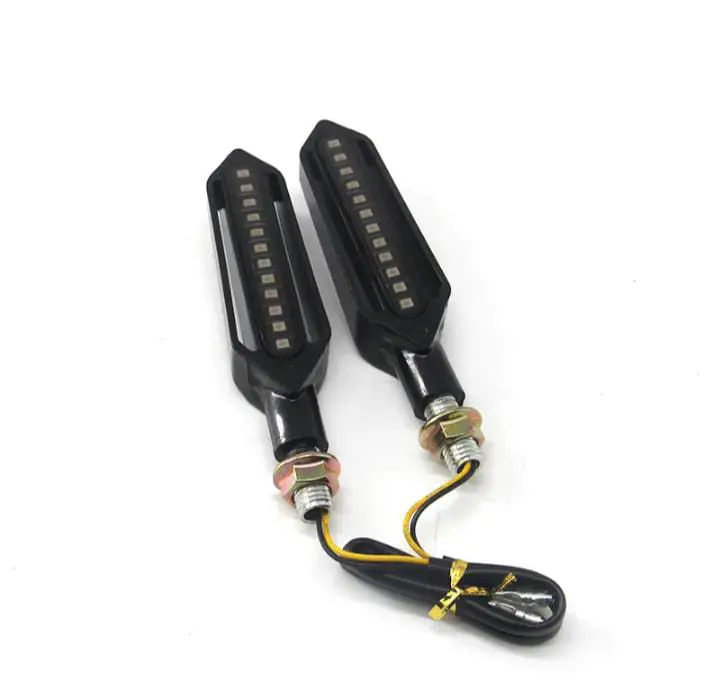 Direccional Radiant Secuencial Bicolor Amarillo - Azul