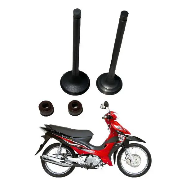 Válvulas Admisión Y Escape + Sellos Suzuki Viva R 125