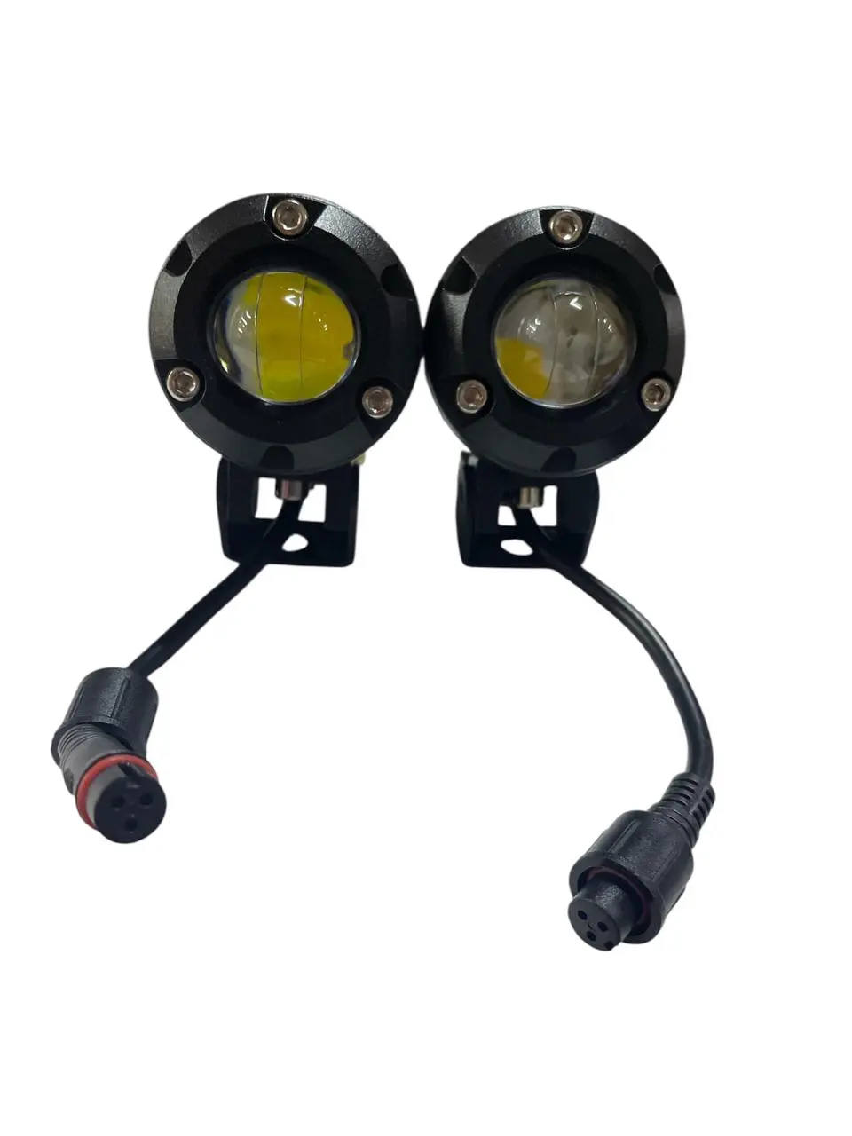 Par Exploradora Mini Driving Blanco - Amarillo 12000 LM