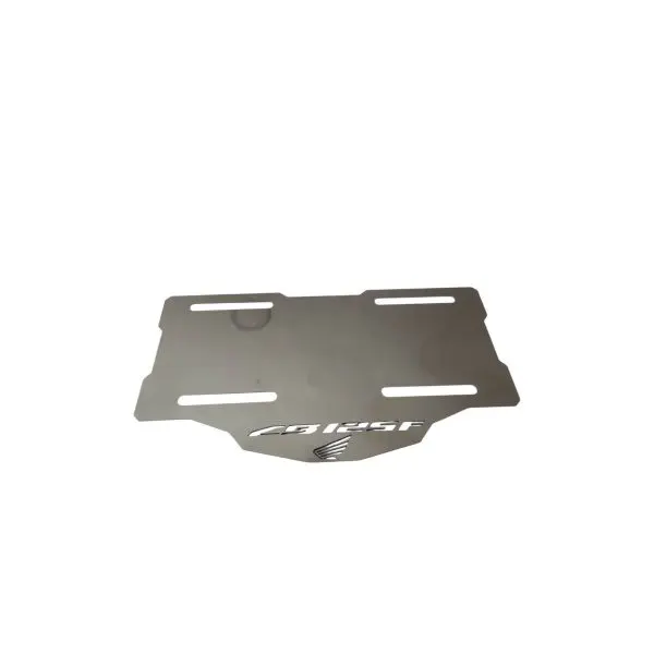 Porta Placa Cb 125 F En Acero Inoxidable