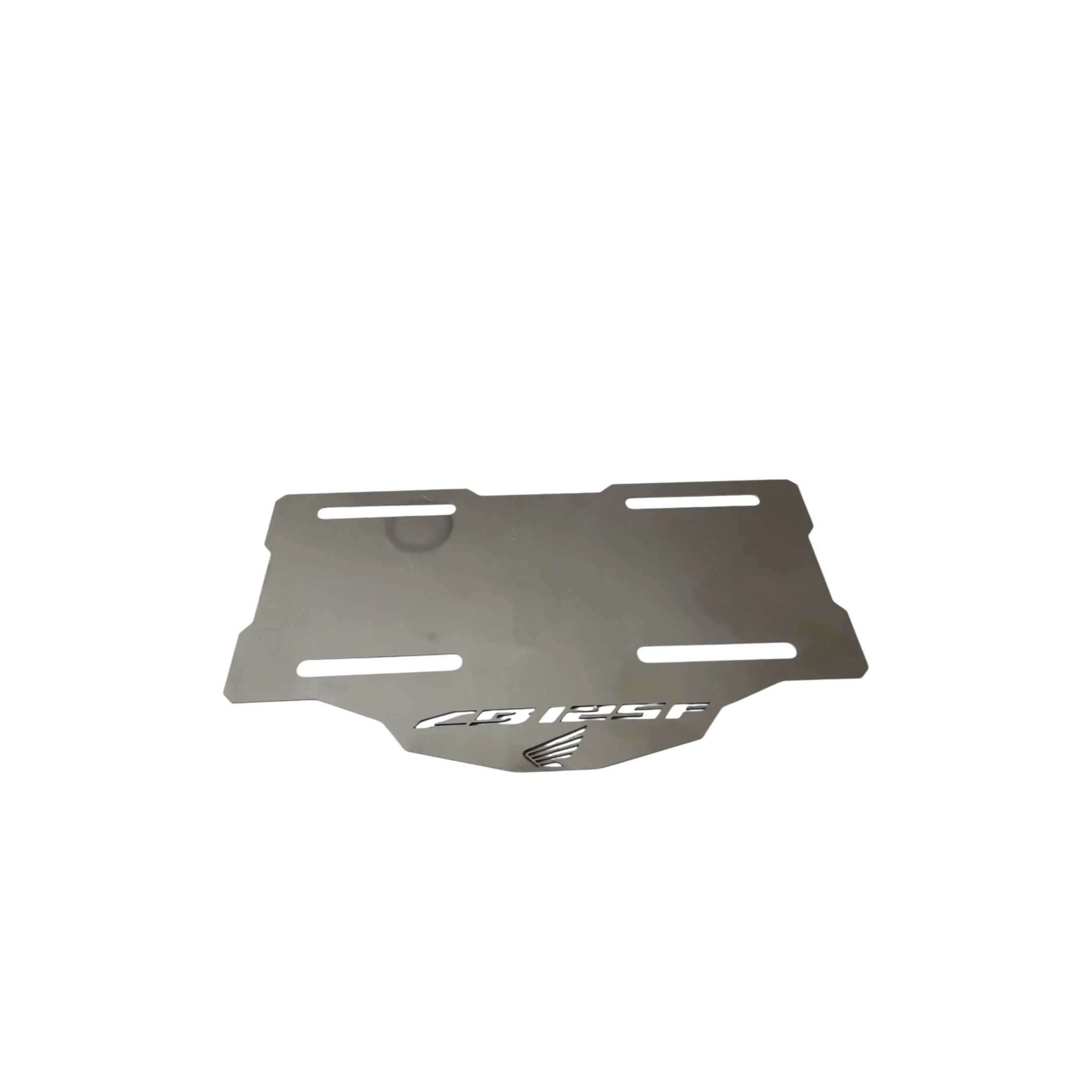 Porta Placa Cb 125 F En Acero Inoxidable