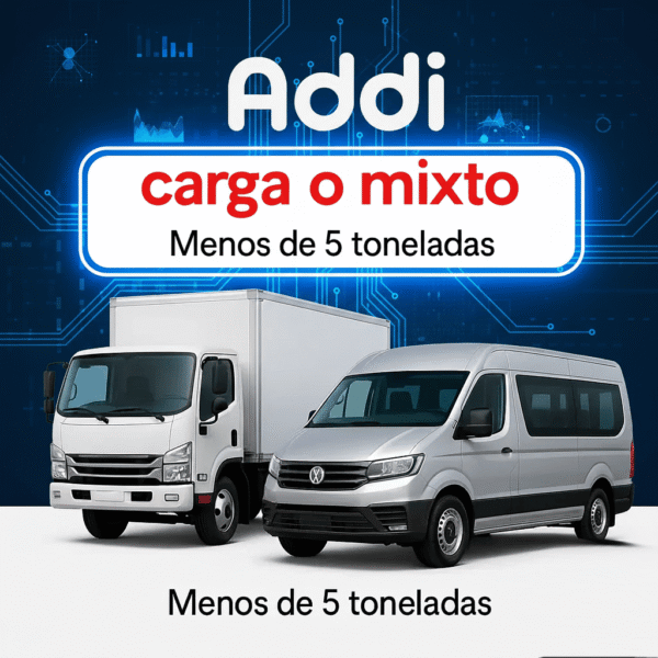 Soat Carga o Mixto Menos de 5 Toneladas Con Addi