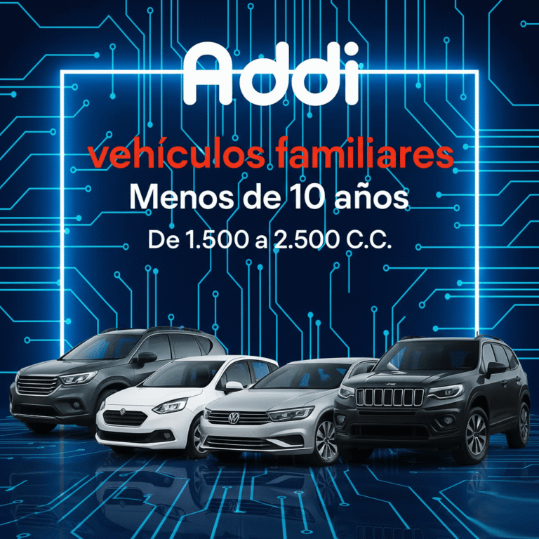 Soat Vehículos Familiares Menos de 10 Años De 1.500 a 2.500 C.C Con Addi