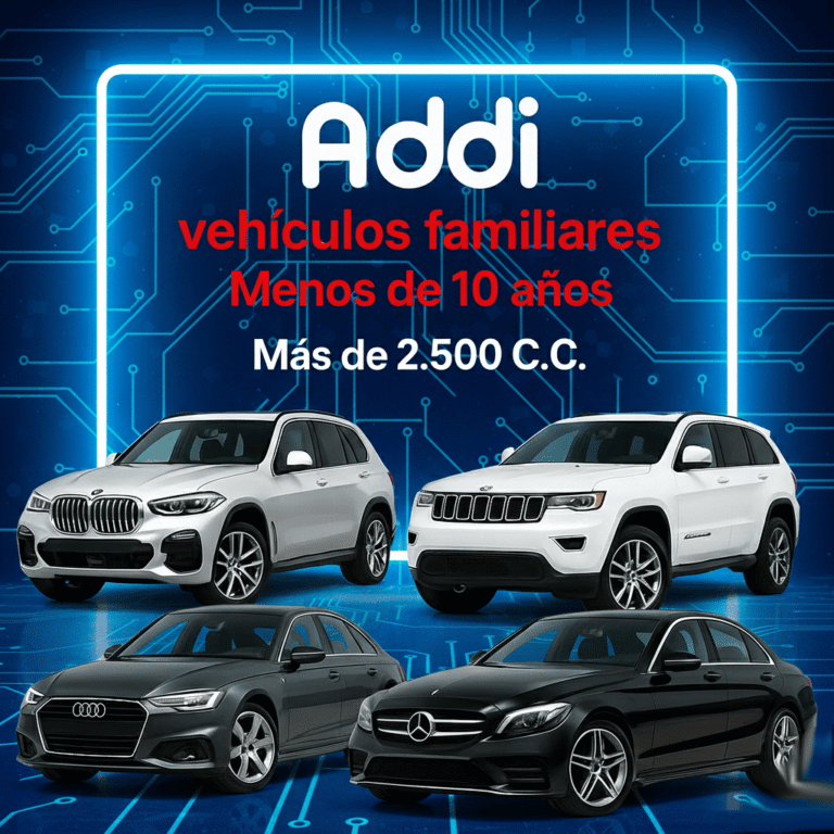 Soat Vehículos Familiares Menos de 10 Años Más de 2.500 C.C Con Addi