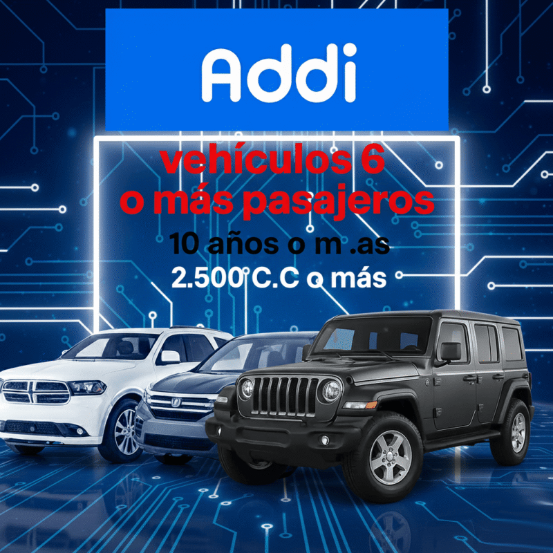 Soat Vehículos 6 o Más Pasajeros 10 Años 2.500 C.C o Más Con Addi